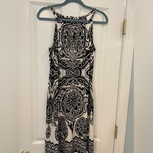 INC Summer Black & White Dress size Medium